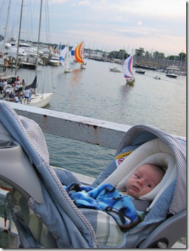 watching the sail boats